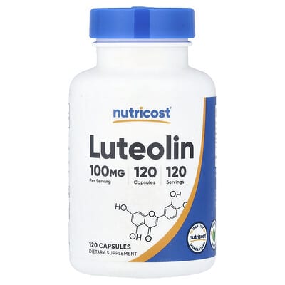 Лютеолин, 100 mg, 120 капсул