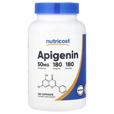 Apigenin, 50 mg, 180 Capsules