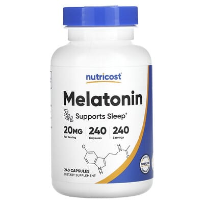Мелатонин, 20 mg, 240 капсул