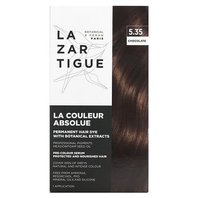 Перманентная краска для волос Lazartigue, 5.35 Chocolate, 1 Application