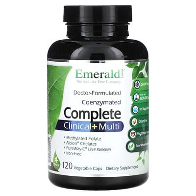 БАД Emerald Laboratories Coenzymated Complete Clinical + Multi 120 Vegetable Capsules