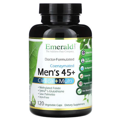 Мужские витамины Coenzymated 45+ Clinical+ Multi, 120 капсул