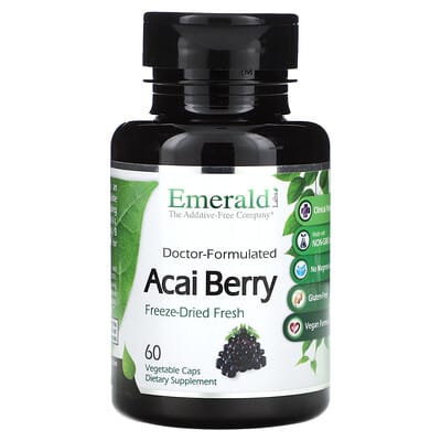 Emerald Laboratories капсулы с ягодами асаи, 60 шт. (500 mg)