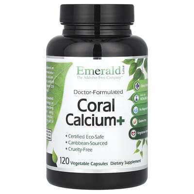 Coral Calcium+, 120 Vegetable Capsules
