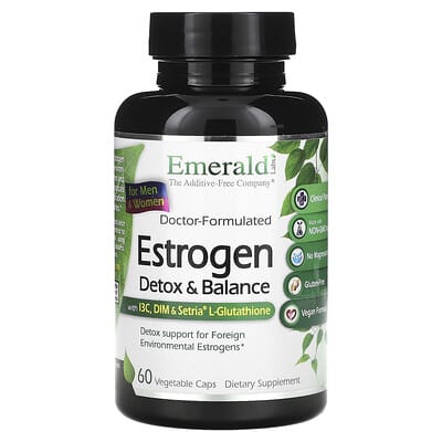 Estrogen, Detox & Balance, 60 вегетарианских капсул