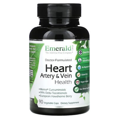 Emerald Laboratories Heart Artery & Vein Health, 90 вегетарианских капсул
