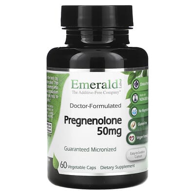 Pregnenolone, 60 растительных капсул