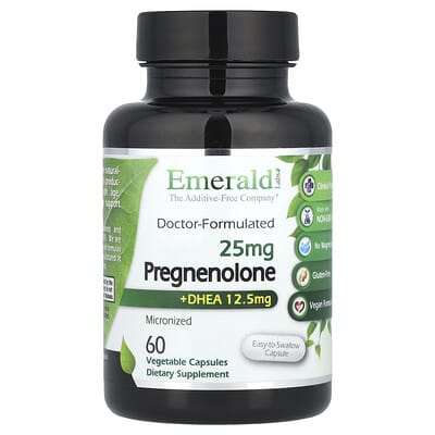 Pregnenolone + DHEA, 60 растительных капсул