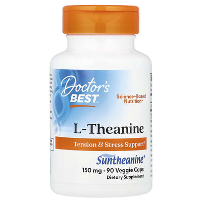 L-Theanine, 150 mg, 90 вегетарианских капсул
