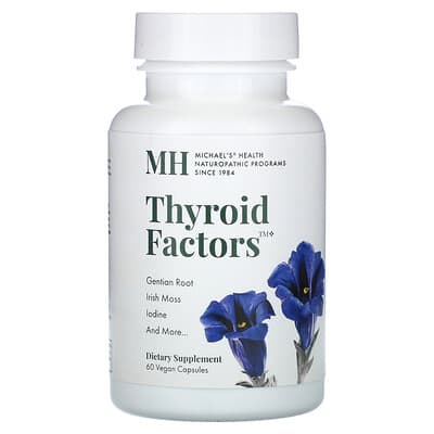 Michael's Health Thyroid Factors, 60 веганских капсул