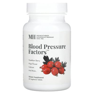 Blood Pressure Factors™, 60 вегетарианских таблеток