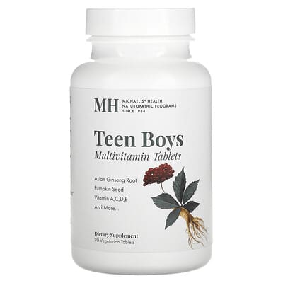 Michael's Health Мультивитамины для подростков, 90 вегетарианских таблеток
