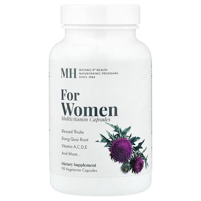 Michael's Health Мультивитамины для женщин, 90 вегетарианских капсул