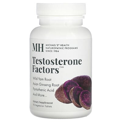 Michael's Health Testosterone Factors™, 90 вегетарианских таблеток