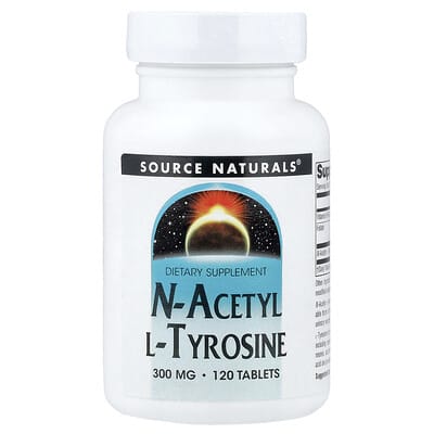 N-Ацетил L-Тирозин Source Naturals, 300 mg, 120 таблеток