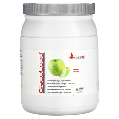 GlycoLoad, зеленое яблоко, 600 g