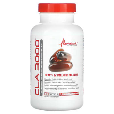 CLA 3000™, 90 мягких капсул (1,000 mg на капсулу)