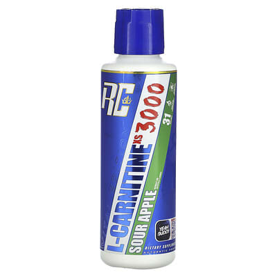 Vital Edition, L-Carnitine XS™ 3000, кислый яблоко, 16 fl oz (473.28 ml)