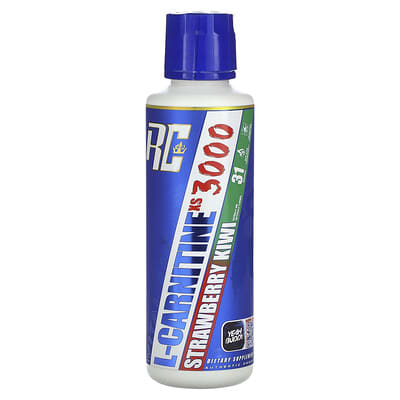 Ronnie Coleman Vital Edition, L-Carnitine XS™ 3000, клубника-киви, 16 fl oz (473.28 ml)