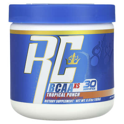 Ronnie Coleman Vital Edition, BCAA XS™, Tropical Punch, 6.67 oz (189 g)
