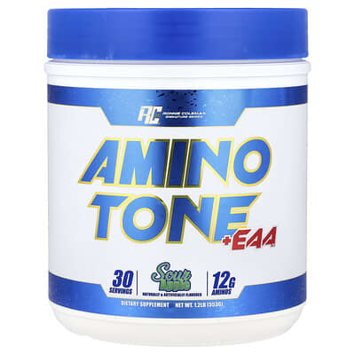 Аминокислоты Signature Series, Amino Tone + EAA™, Sour Apple, 1.2 lb (540 g)