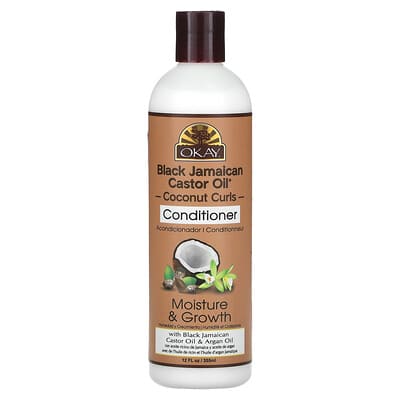 Черное масло касторовое Jamaican, кондиционер для кудрей, 12 fl oz