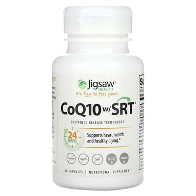 Jigsaw Health CoQ10 с SRT®, 60 капсул (100 mg на капсулу)