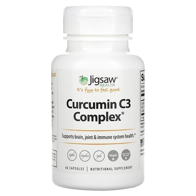Jigsaw Health Curcumin C3 Complex®, 60 капсул (500 mg per Capsule)