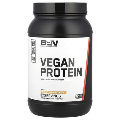 Vegan Protein, Peanut Butter Cookie, 1 lb 14.4 oz (861 g)