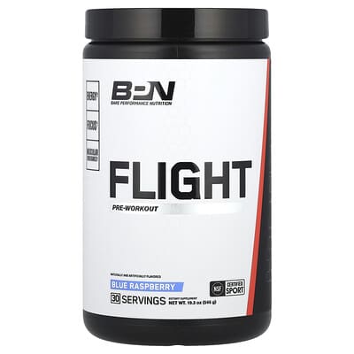 Flight, Pre-Workout, Blue Raspberry, 19.3 oz (546 g)