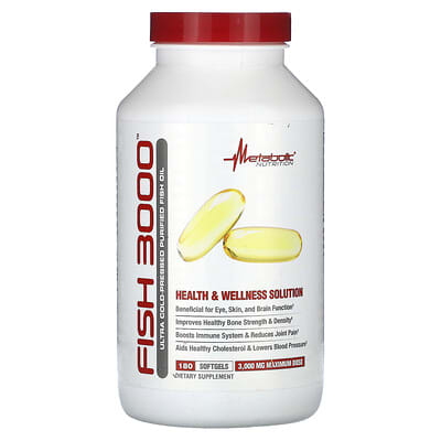 Fish 3000™, 180 Softgels (1,000 mg per Softgel)