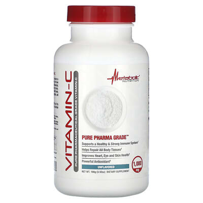 Vitamin-C, Unflavored, 3.52 oz (100 g)