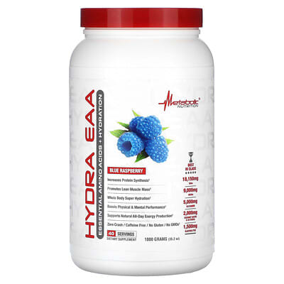 Hydra EAA, голубая малина, 35.2 oz (1,000 g)