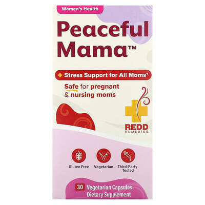 Peaceful Mama™, 30 вегетарианских капсул