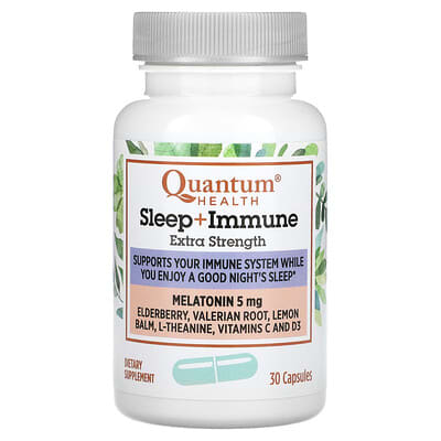 Quantum Health Sleep Immune, Melatonin, 30 капсул