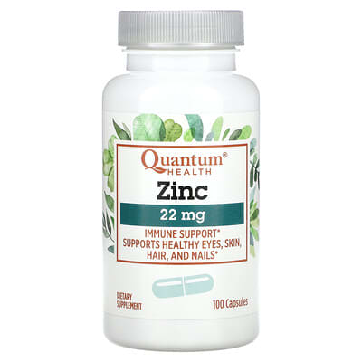 Цинк, 22 mg, 100 капсул