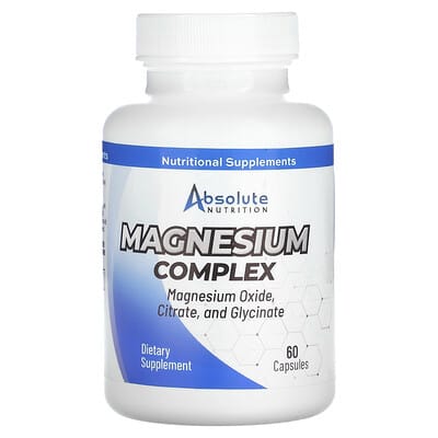 Magnesium Complex, 60 Capsules (250 mg per Capsule)