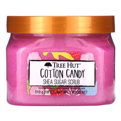 Скраб для тела Shea Sugar Scrub, Cotton Candy, 18 oz (510 g)