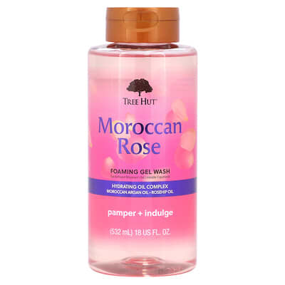Foaming Gel Wash, Moroccan Rose, 18 fl oz (532 ml)
