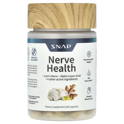 Snap Supplements Nerve Health, 60 капсул