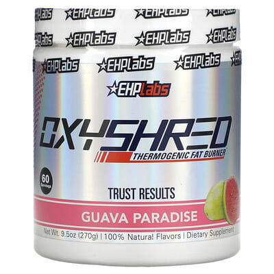 OxyShred, термогенный жиросжигатель, Guava Paradise, 9.5 oz (270 g)