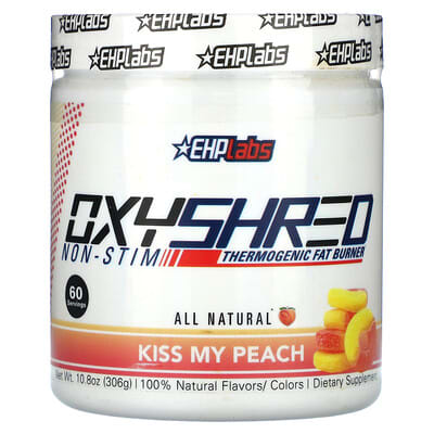 OxyShred Non-Stim, Ultra Concentration, Kiss My Peach, 11.22 oz (318 g)