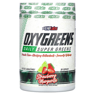 Суперфуд OxyGreens Daily Super Greens Strawberry Margarita, 9 oz (255 g)