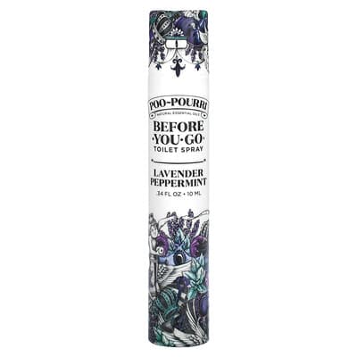 Before-You-Go® спрей для туалета, лаванда, мята и цитрус, 0.34 fl oz (10 ml)