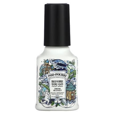 Before-You-Go® Спрей для туалета, Fresh Sea Salt, 2 fl oz (59 ml)