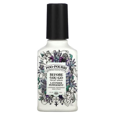 Спрей для туалета Before-You-Go®, Lavender Peppermint, 4 fl oz (118 ml)