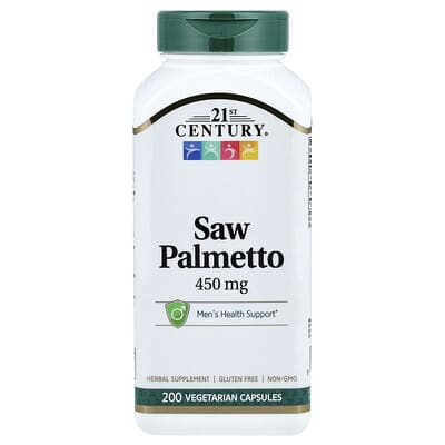 Saw Palmetto, 200 вегетарианских капсул