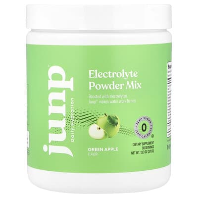 Electrolyte Powder Mix, Green Apple, 13.3 oz (378 g)