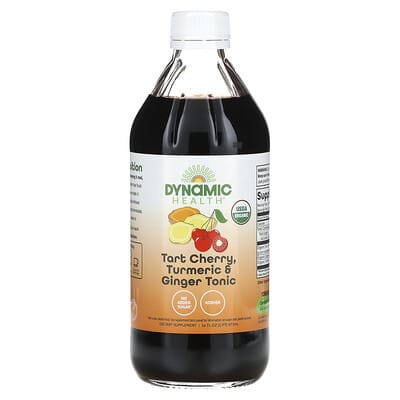 Dynamic Health тоник с терпкой вишней, куркумой и имбирем, 473 ml