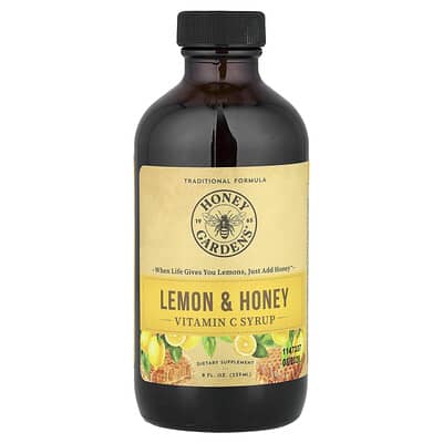 Zand Сироп Vitamin C, Lemon & Honey, 8 fl oz (237 ml)